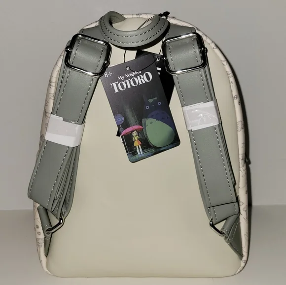 Loungefly Studio Ghibli Totoro Rain Mini Backpack and Tech Wallet - Picture 7 of 16